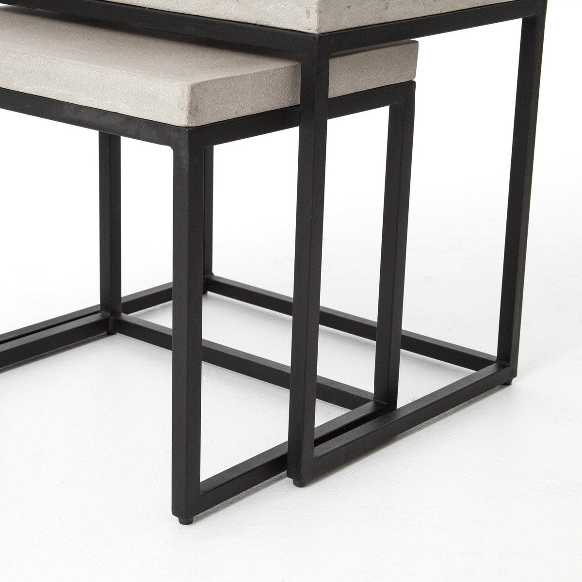 Maximus Nesting End Table - Natural Concrete