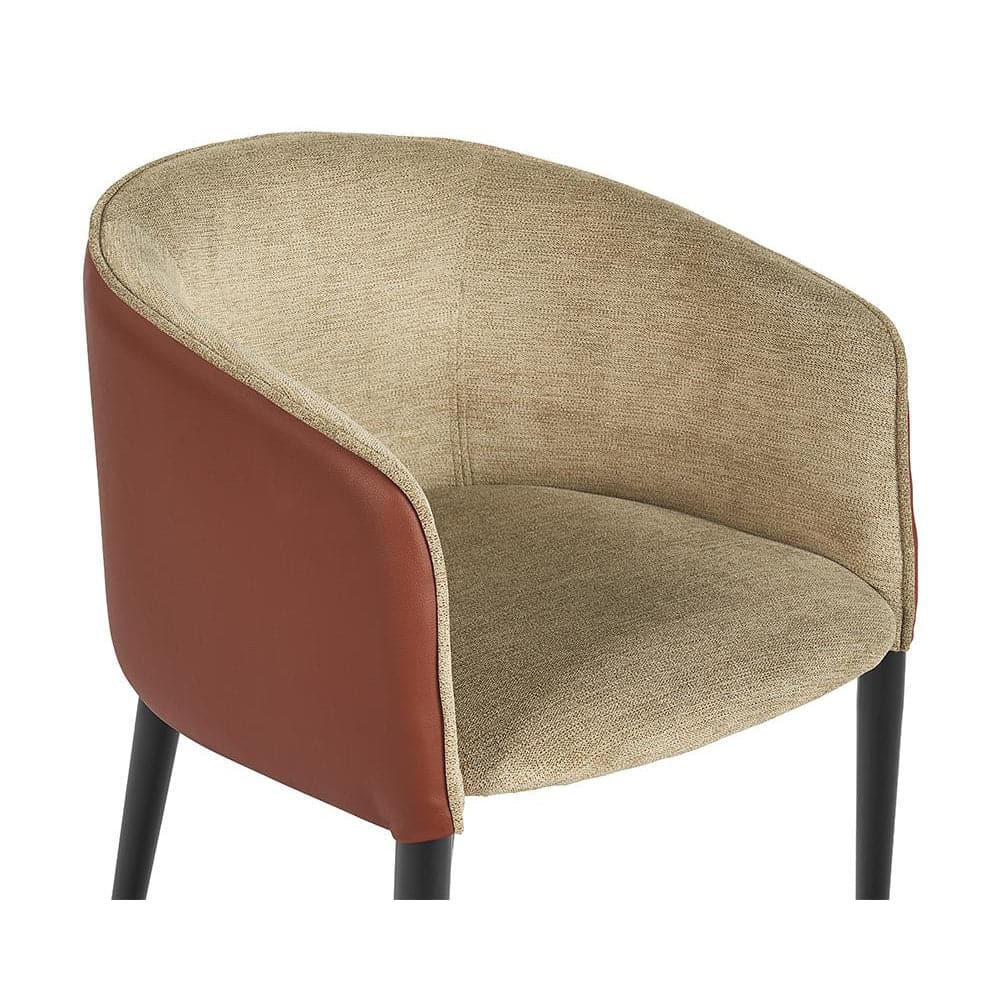 Asher Dining Armchair-Sunpan-SUNPAN-103148-Dining ChairsFlint Grey / Napa Taupe-25-France and Son