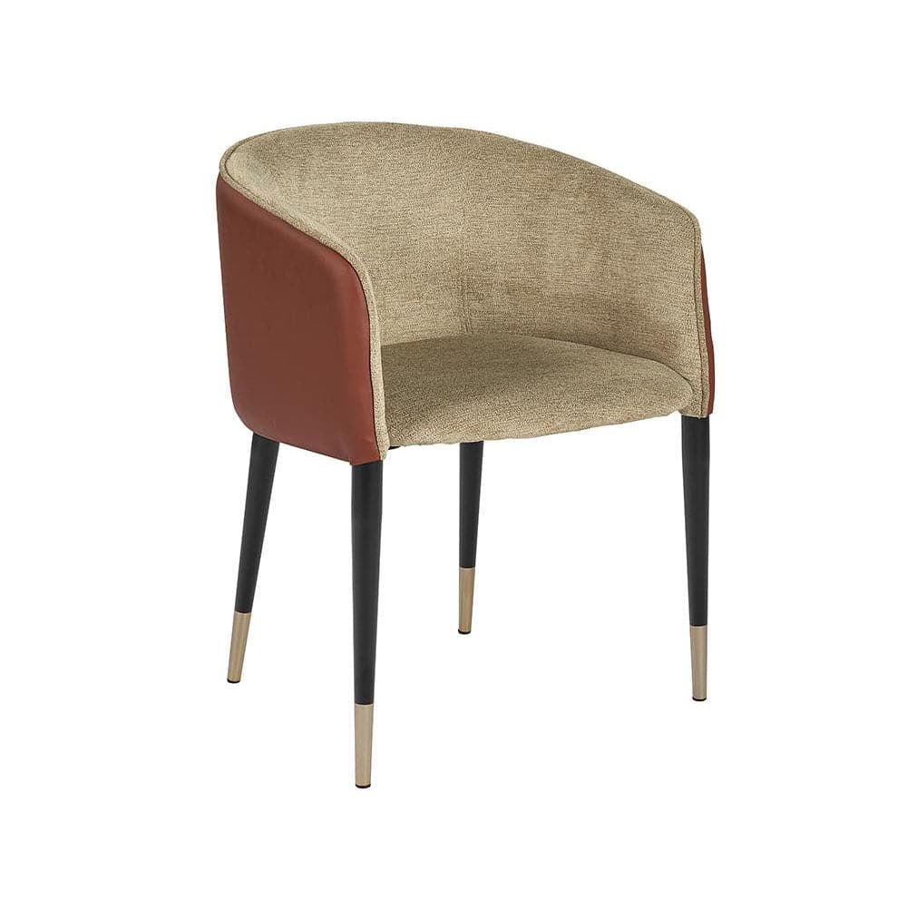 Asher Dining Armchair-Sunpan-SUNPAN-104934-Dining ChairsPolo Club Toast / Dillon Chili-20-France and Son