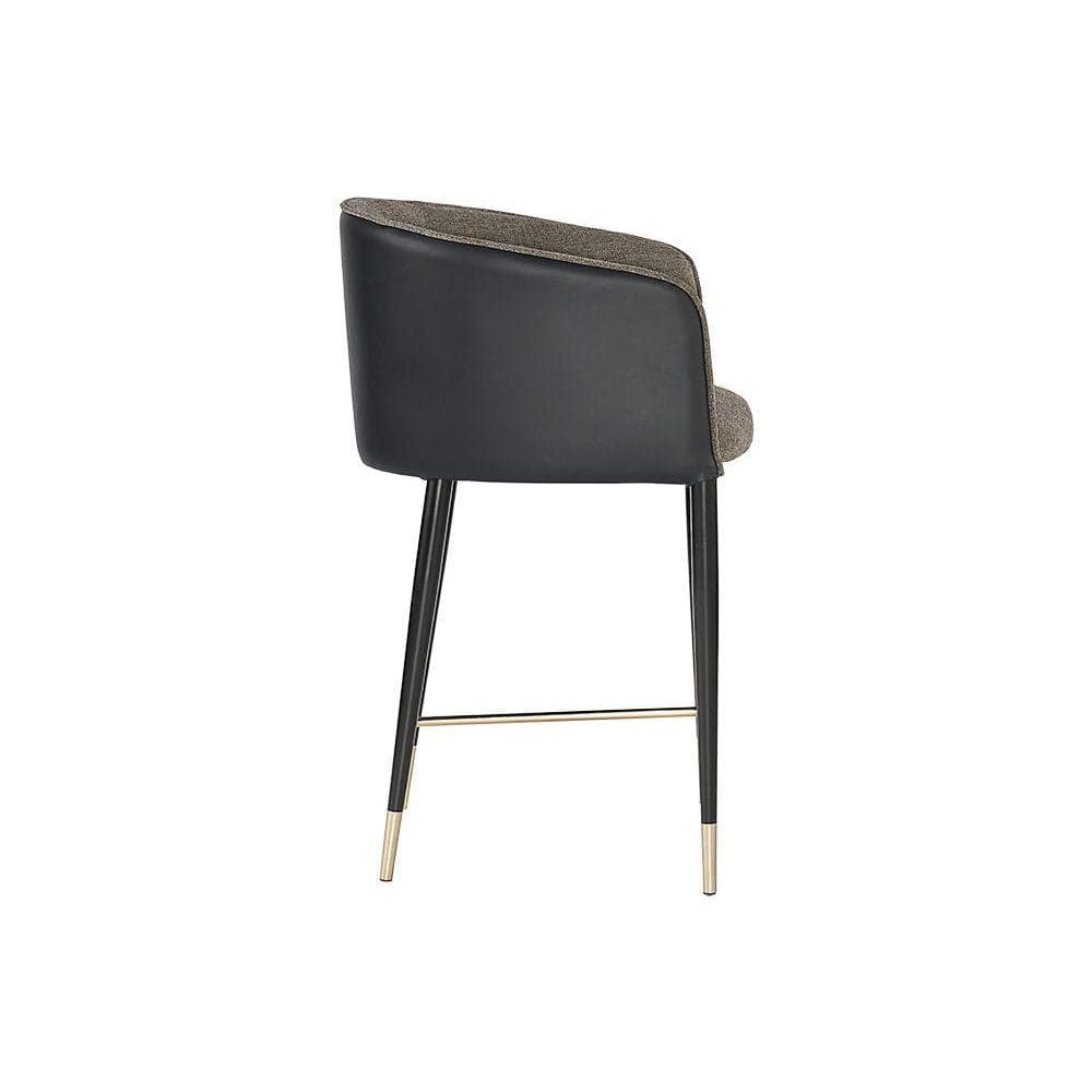 Asher Counter Stool-Sunpan-SUNPAN-105072-Bar StoolsSparrow Grey / Napa Black-7-France and Son