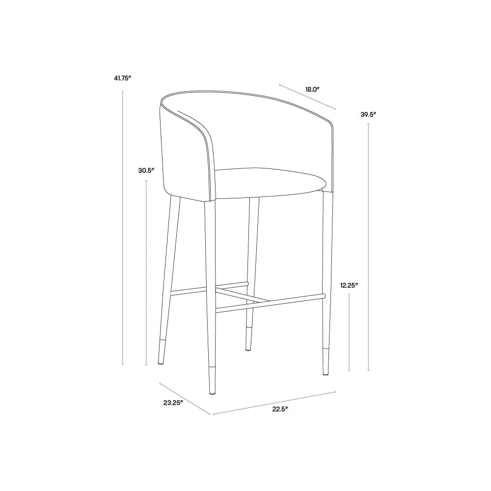 Asher Barstool-Sunpan-SUNPAN-104915-Bar StoolsSparrow Grey-7-France and Son