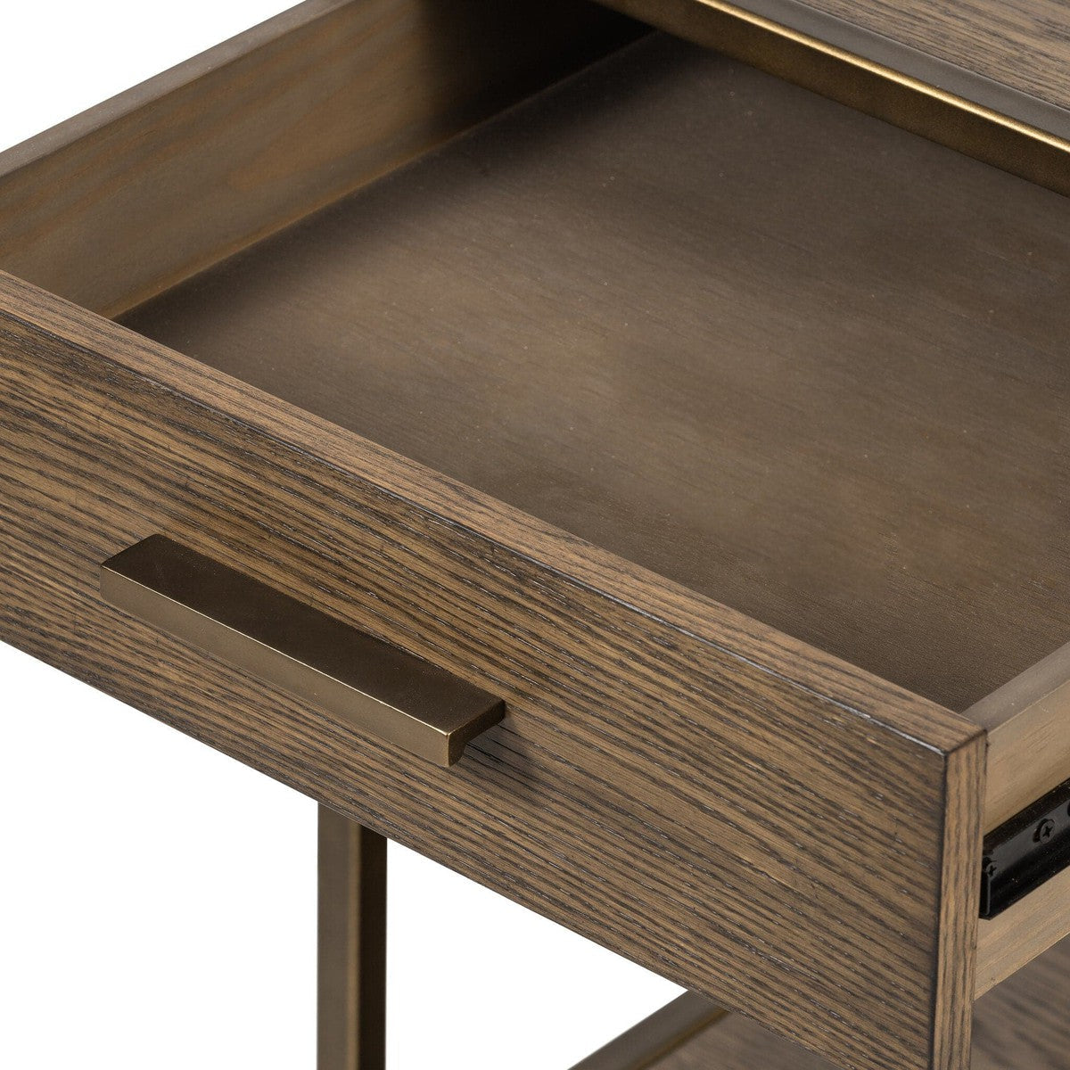 Mason Nightstand - Dark Hazel