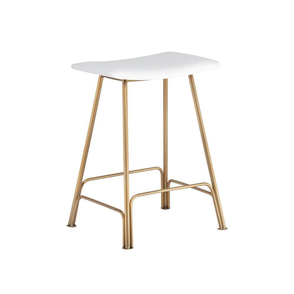 Azai Counter Stool-Sunpan-SUNPAN-105164-Bar StoolsWhite-1-France and Son