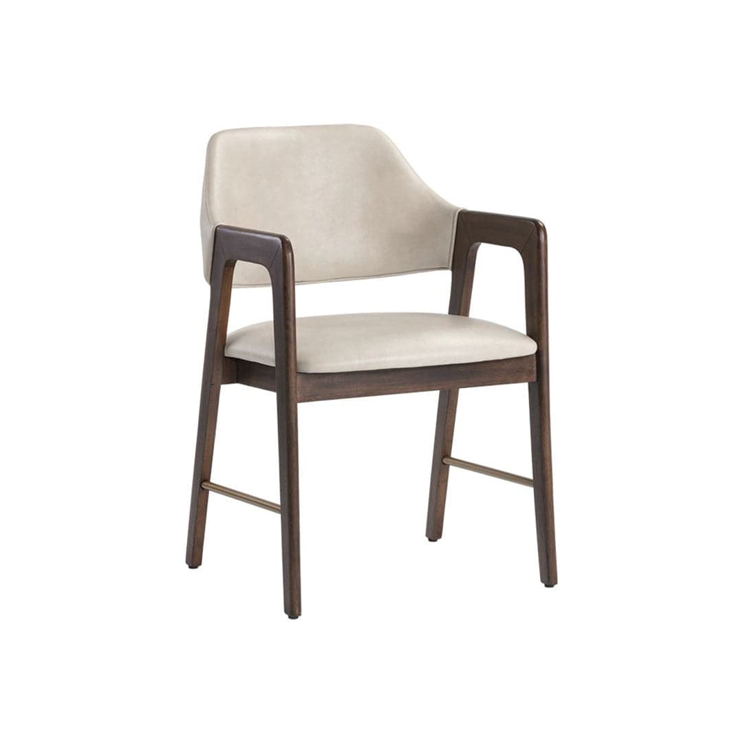 Milton Dining Armchair-Sunpan-SUNPAN-105211-Dining ChairsBravo Cream-1-France and Son