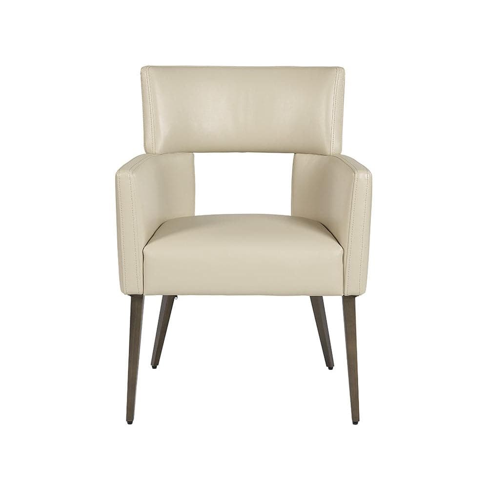 Amerie Dining Armchair-Sunpan-SUNPAN-105725-Dining ChairsBravo Metal-5-France and Son