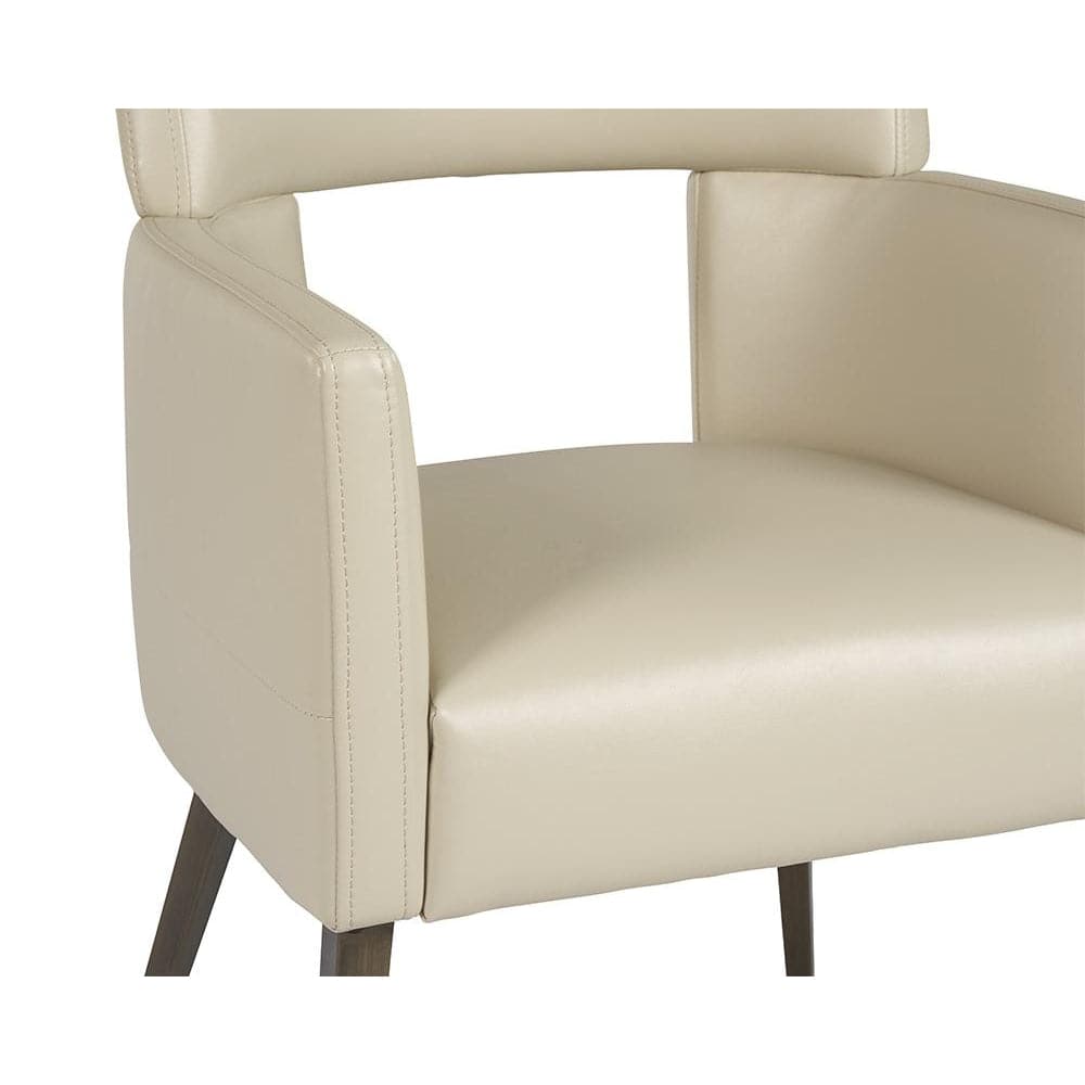 Amerie Dining Armchair-Sunpan-SUNPAN-105725-Dining ChairsBravo Metal-9-France and Son