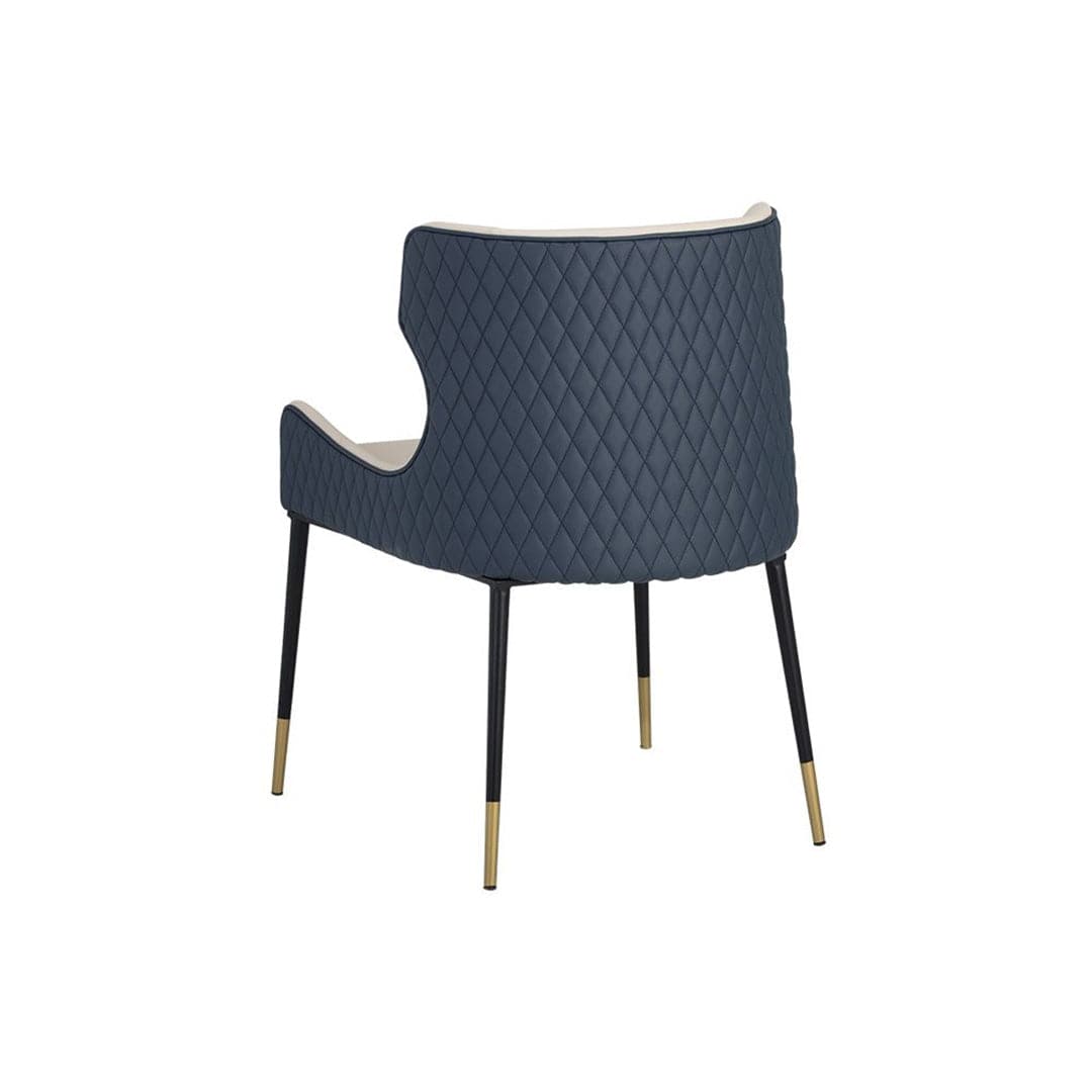 Gianni Dining Armchair-Sunpan-SUNPAN-104478-Dining ChairsDillon Stratus / Dillon Black-12-France and Son