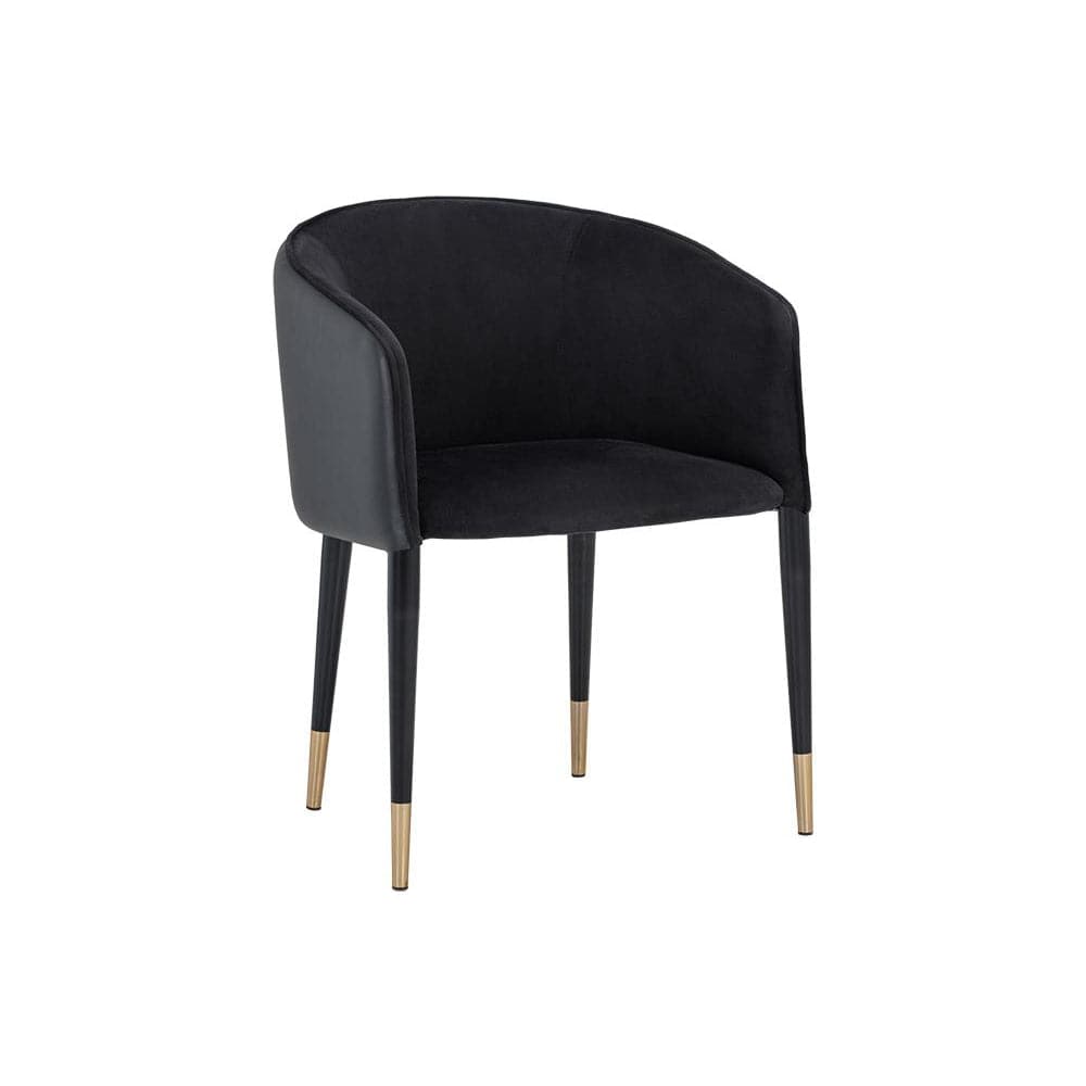 Asher Dining Armchair-Sunpan-SUNPAN-105317-Dining ChairsAbbington Black / Napa Black-14-France and Son