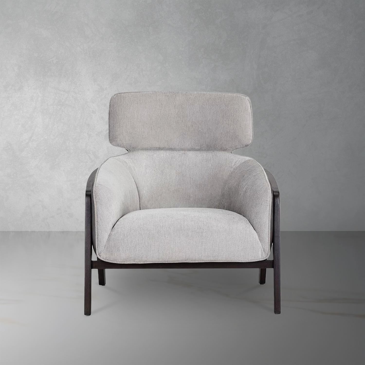 Maximus Armchair-Sunpan-SUNPAN-105410-Lounge ChairsPolo Club Stone / Overcast Grey-1-France and Son