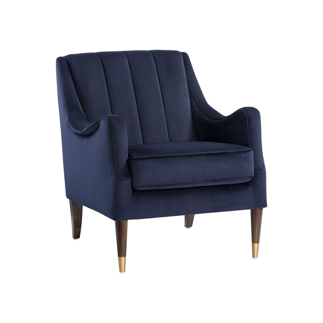 Patrice Armchair - Abbington Navy-Sunpan-SUNPAN-105462-Lounge Chairs-1-France and Son