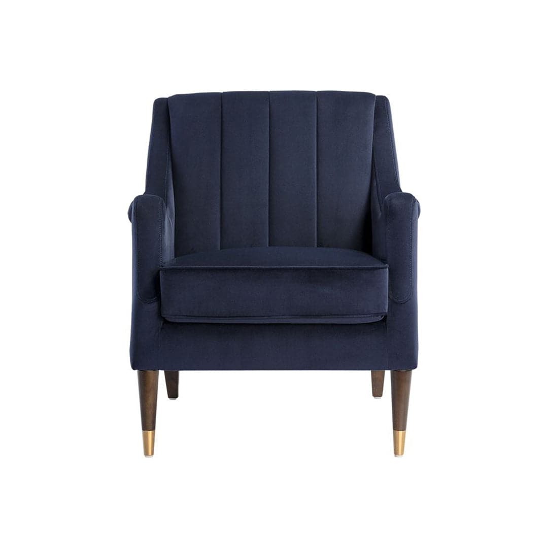 Patrice Armchair - Abbington Navy-Sunpan-SUNPAN-105462-Lounge Chairs-4-France and Son