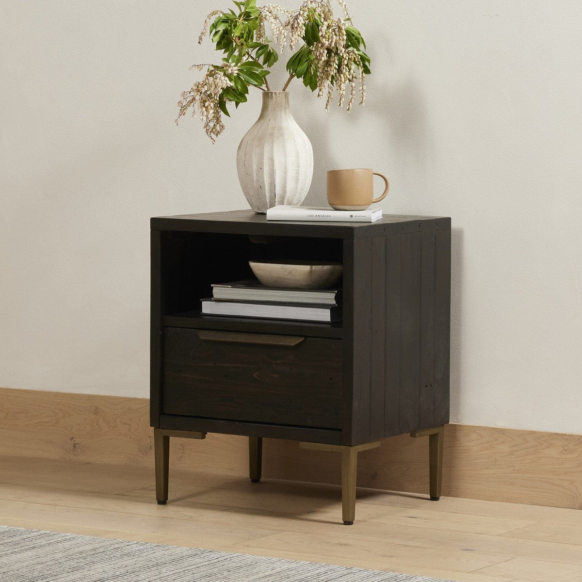 Wyeth Nightstand - Dark Carbon