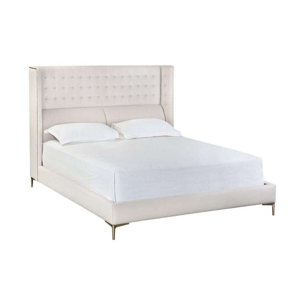 Cairo Bed-Sunpan-SUNPAN-105563-Bedsantonio porcelain-Queen-5-France and Son