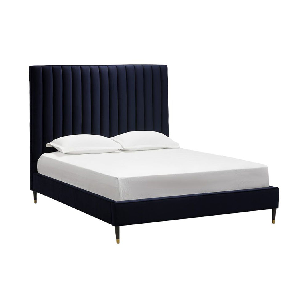 Yosi Bed-Sunpan-SUNPAN-105567-BedsQueen-Abbington Navy-3-France and Son