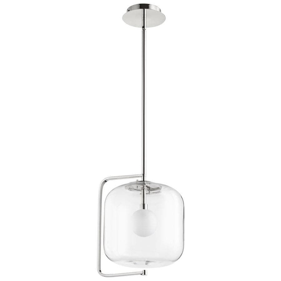 Isotope Pendant-Cyan Design-CYAN-10556-PendantsPolished Nickel-Clear-4-France and Son