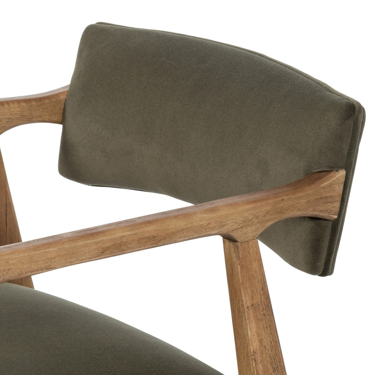 Tyler Armchair - Modern Velvet Loden