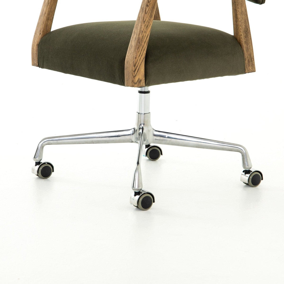 Tyler Desk Chair - Modern Velvet Loden