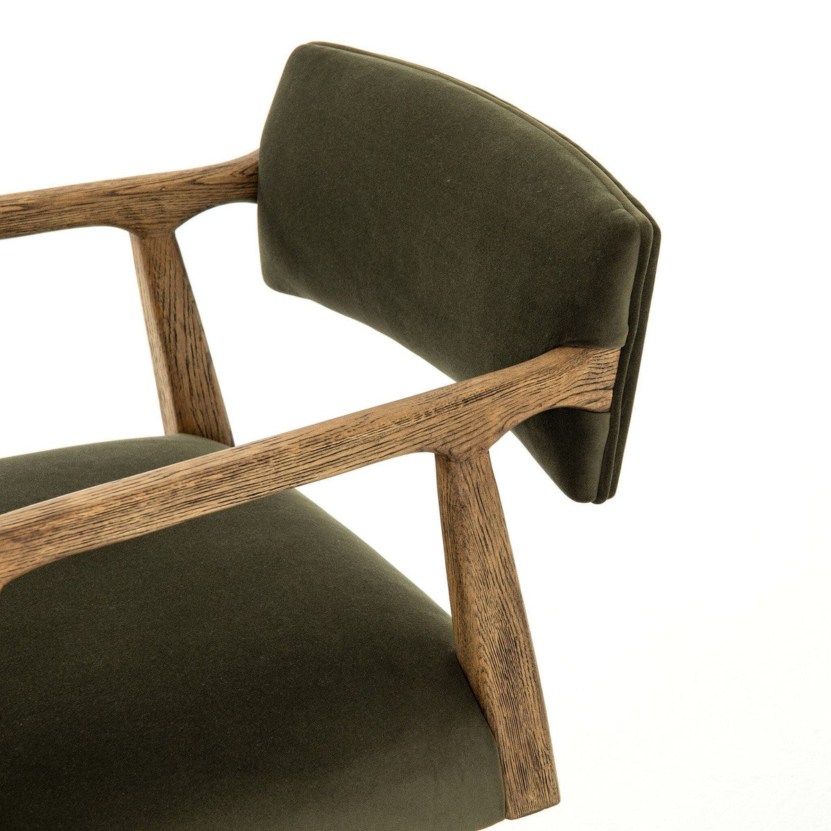 Tyler Desk Chair - Modern Velvet Loden