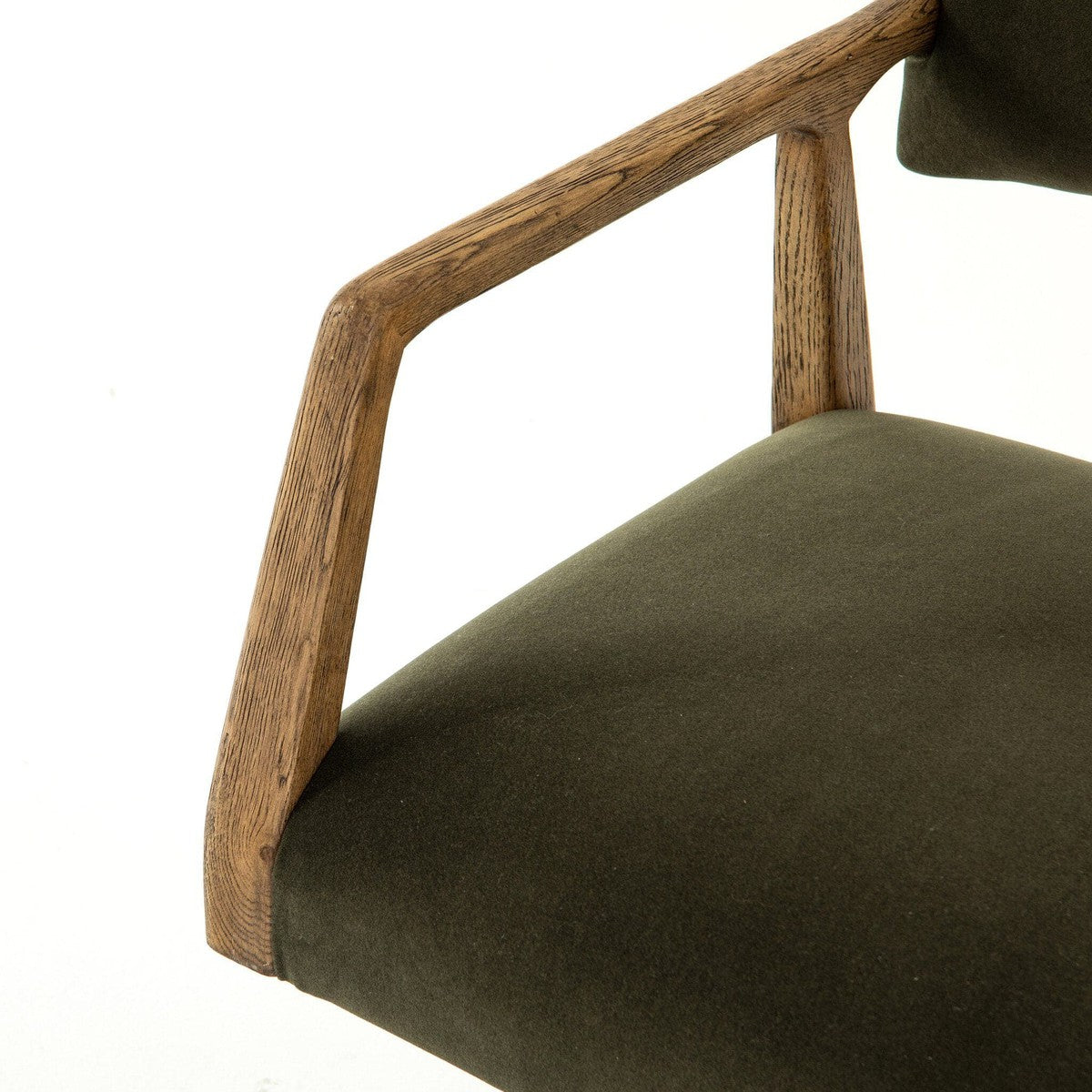 Tyler Desk Chair - Modern Velvet Loden