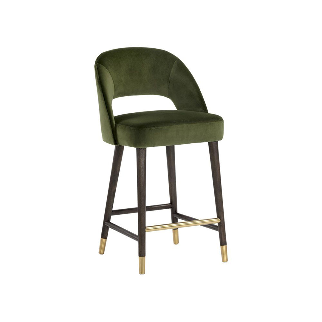 Monae Bar & Counter Stool-Sunpan-SUNPAN-105617-Bar StoolsCounter Stool-Moss Green-5-France and Son