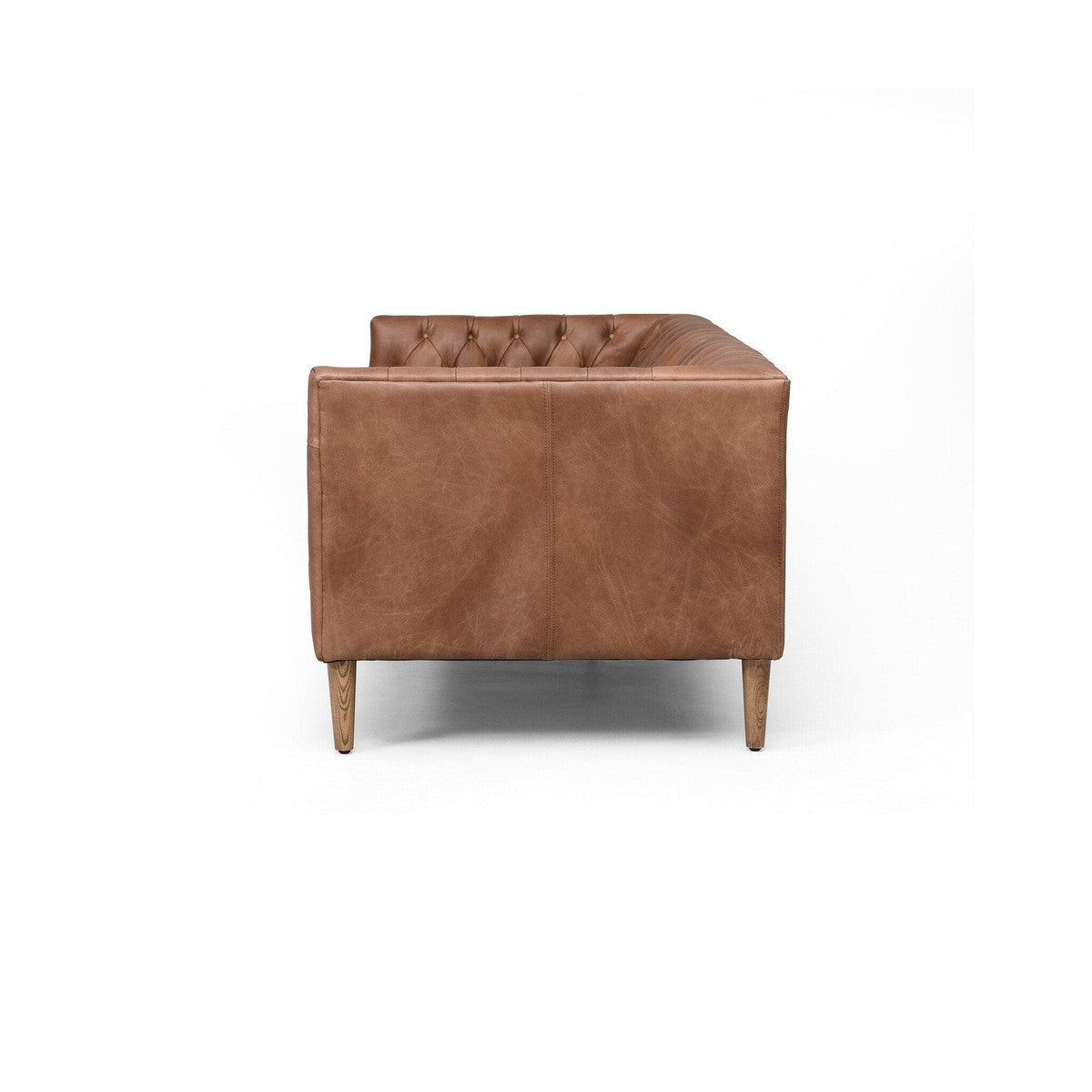 Williams Leather Sofa - Natural Washed Chocolate