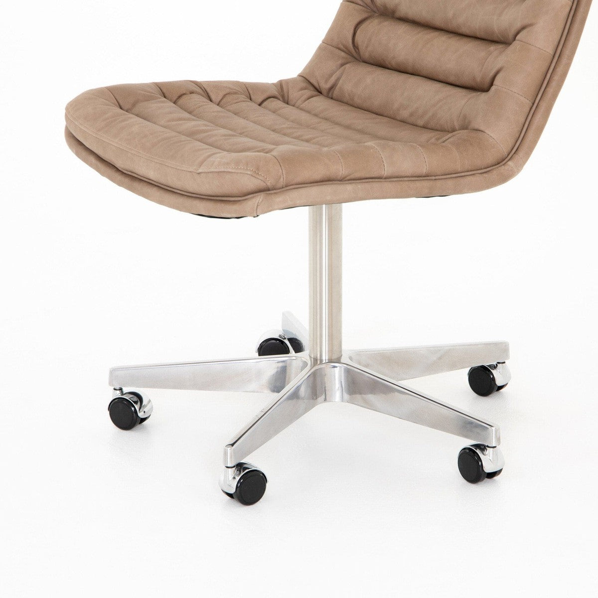 Malibu Desk Chair - Natural Washed Mushroom