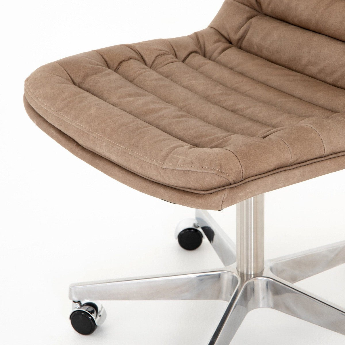 Malibu Desk Chair - Natural Washed Mushroom