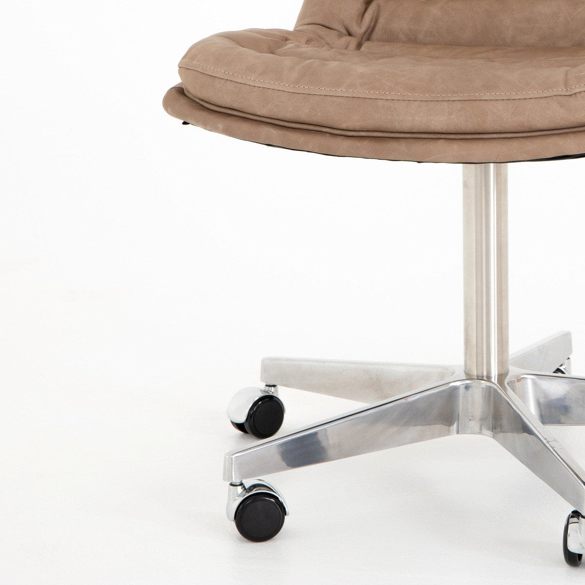 Malibu Desk Chair - Natural Washed Mushroom