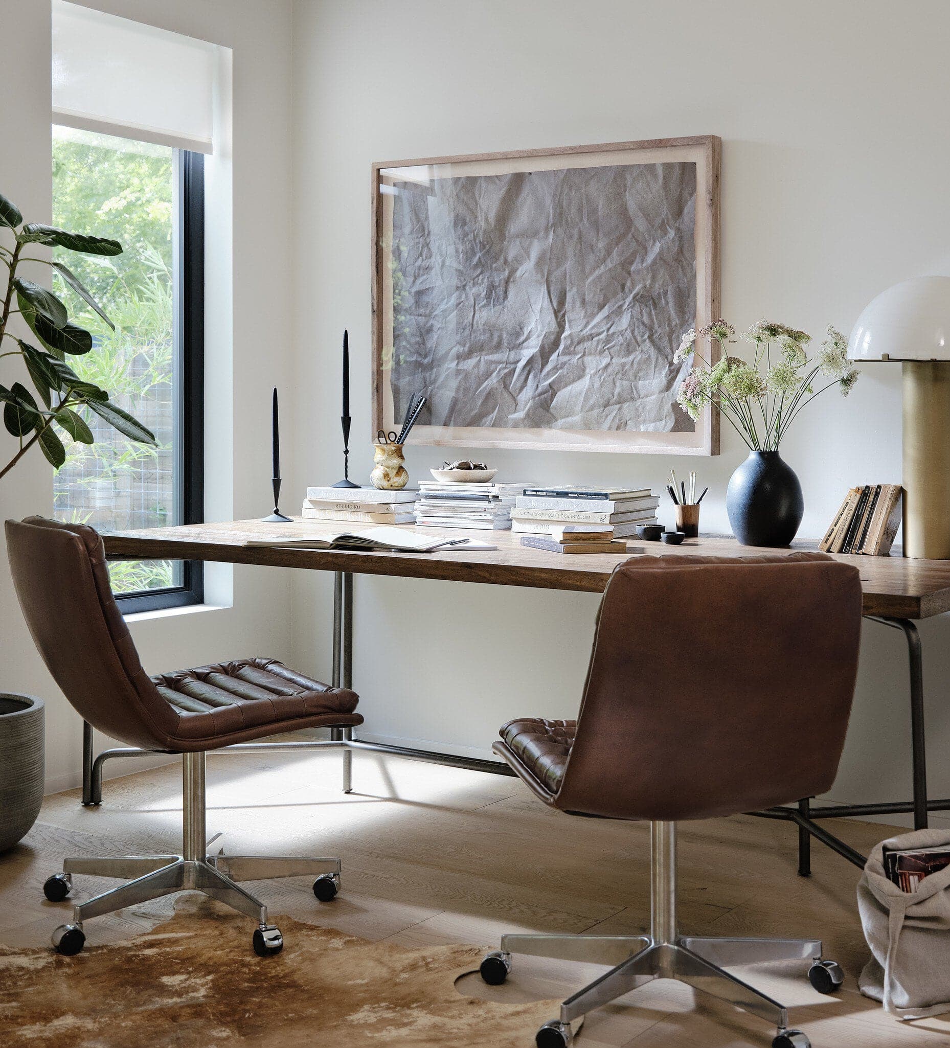 Malibu Desk Chair - Antique Whiskey