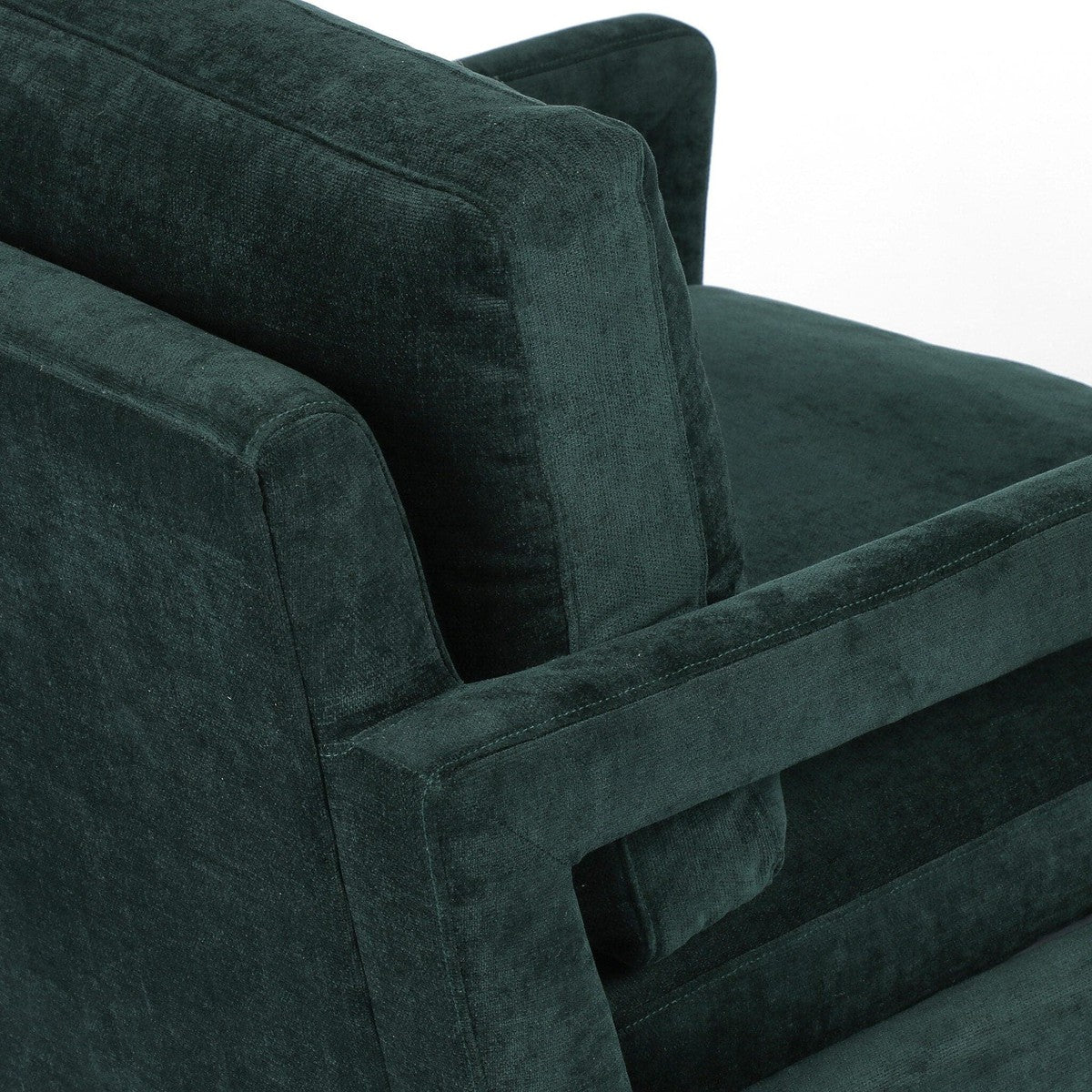 Olson Chair - Emerald Worn Velvet - Open Box