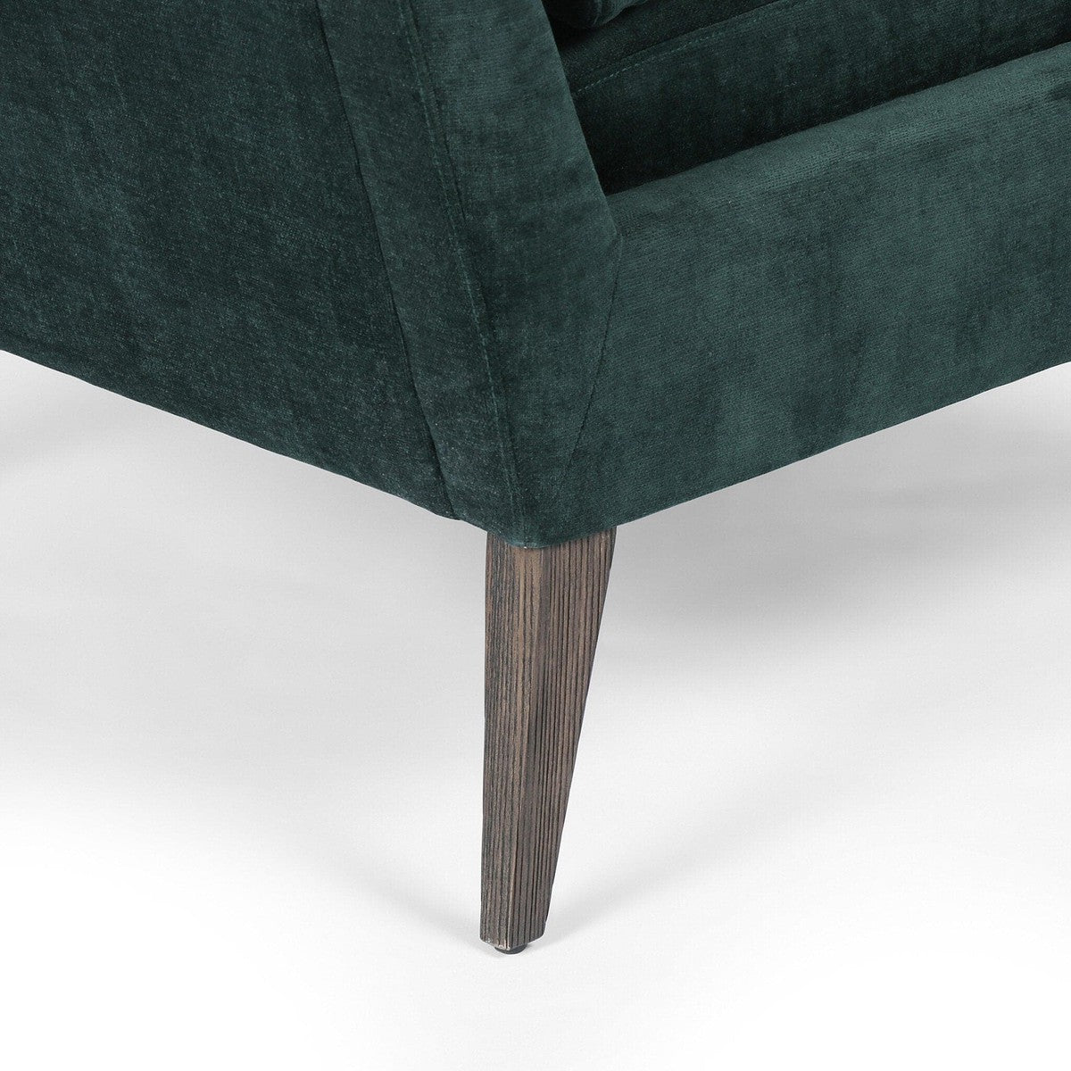 Olson Chair - Emerald Worn Velvet - Open Box