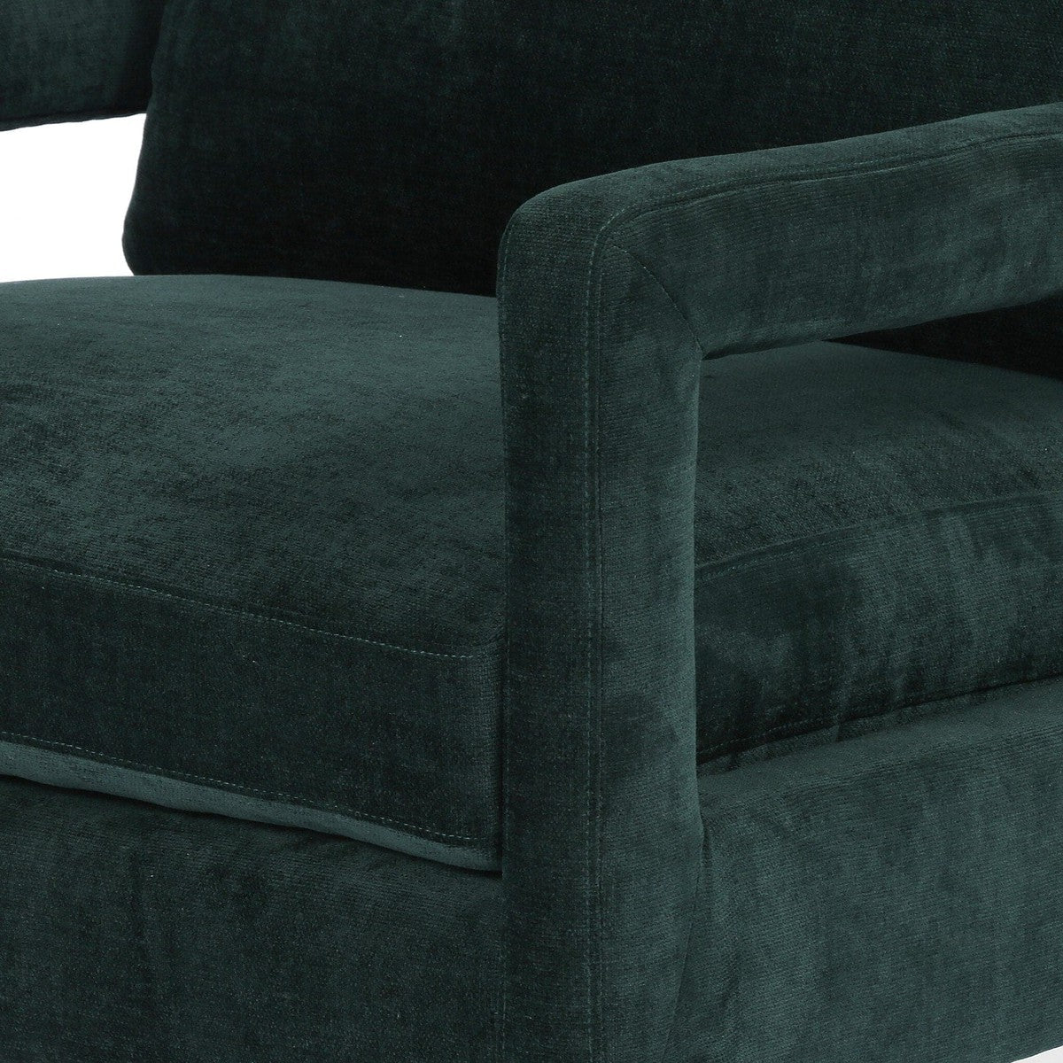 Olson Chair - Emerald Worn Velvet - Open Box