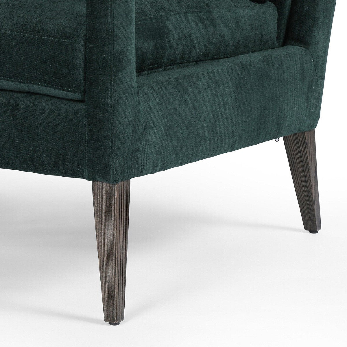 Olson Chair - Emerald Worn Velvet - Open Box