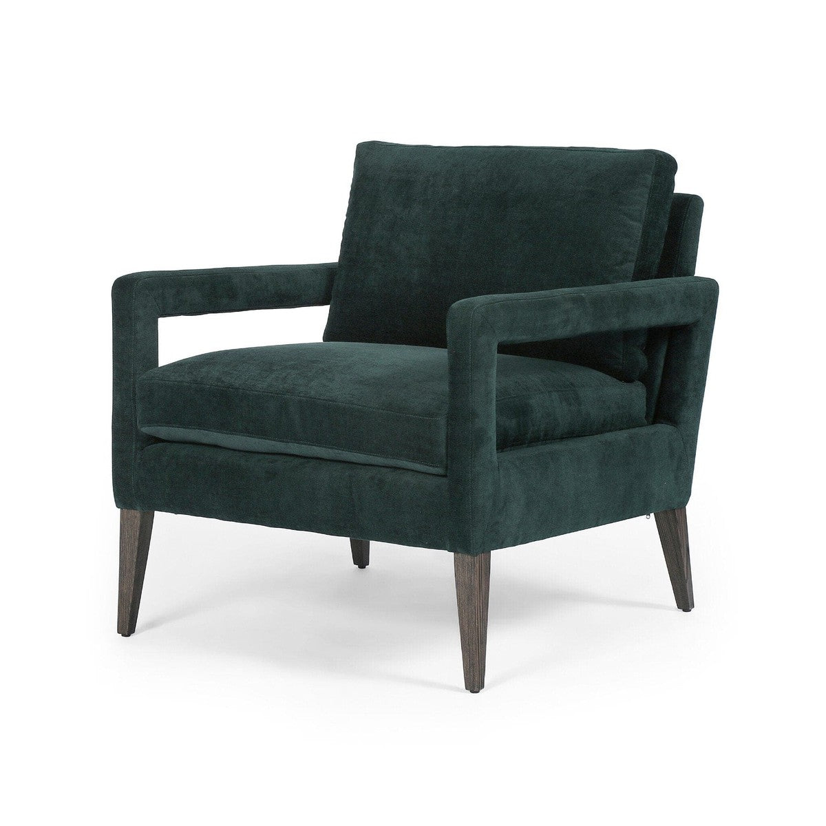 Olson Chair - Emerald Worn Velvet - Open Box