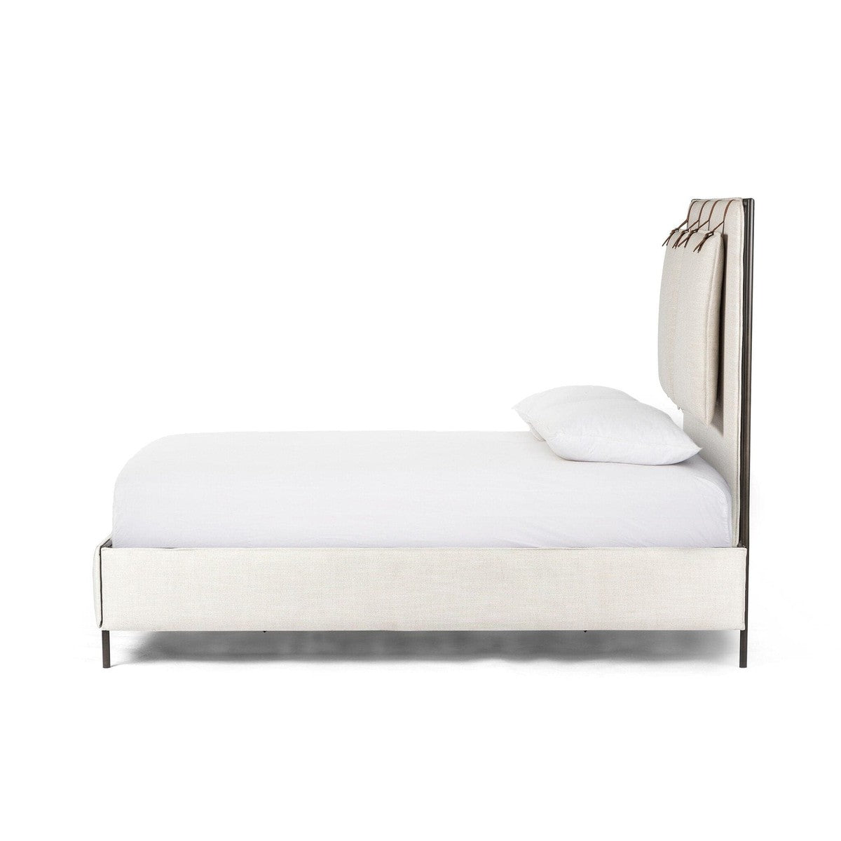 Leigh Upholstered Bed - Hockney Ivory - Queen