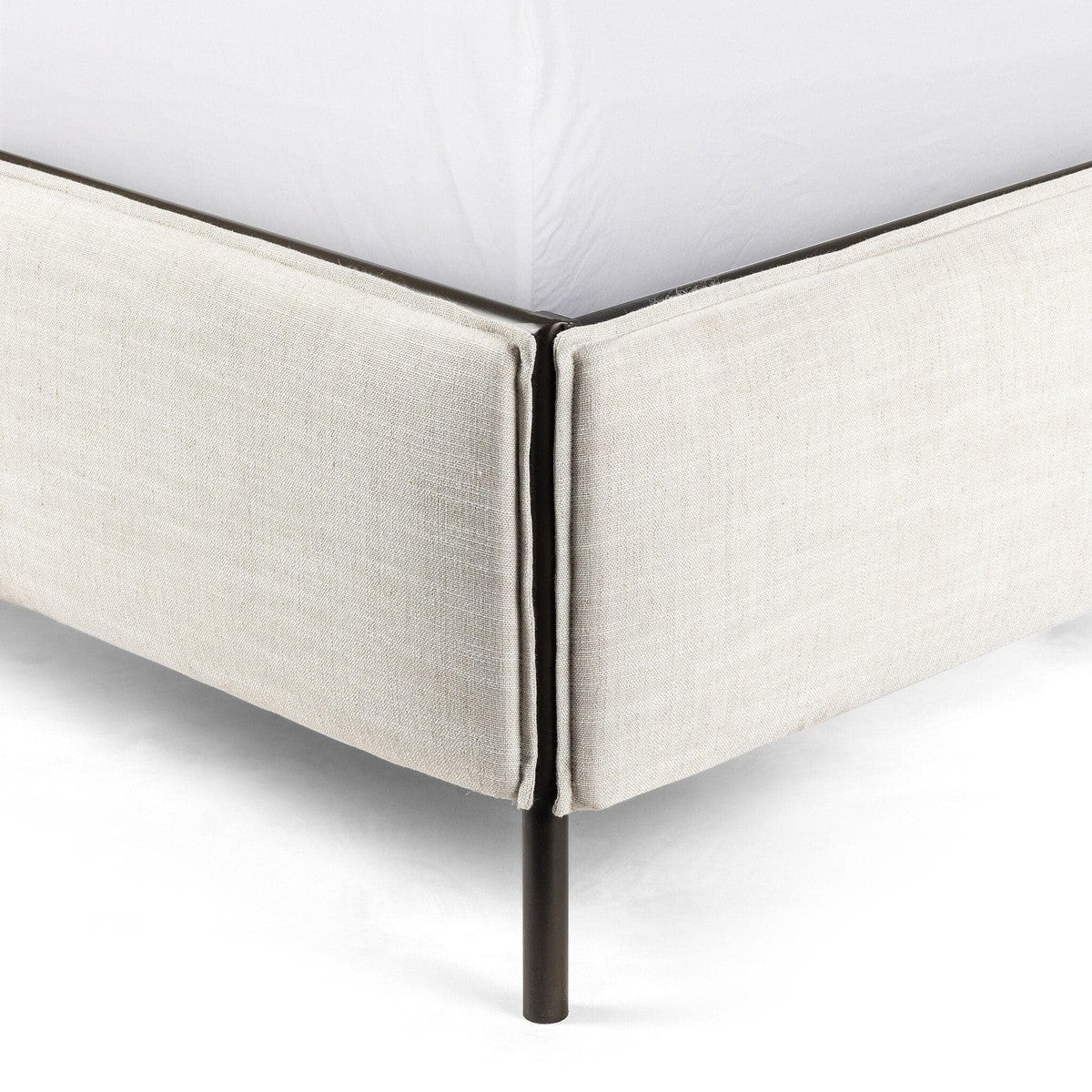 Leigh Upholstered Bed - Hockney Ivory- King