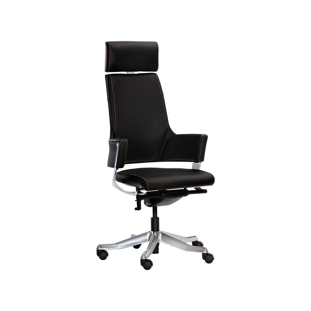 Kremer Office Chair - Black-Sunpan-SUNPAN-105896-Task Chairs-1-France and Son