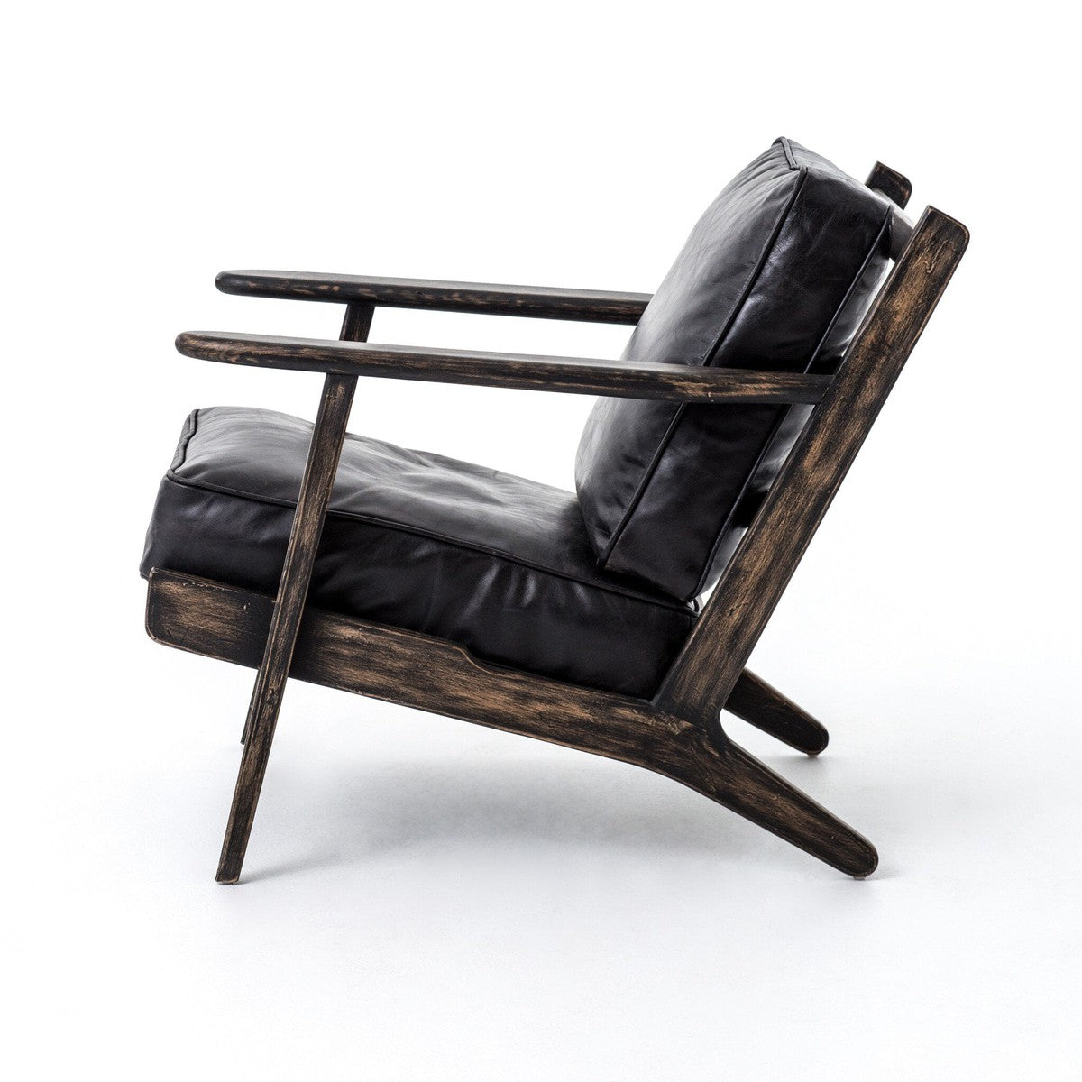 Brooks Lounge Chair - Rialto Ebony
