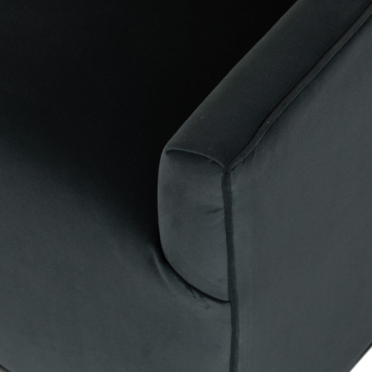 York Swivel Chair - Modern Velvet Smoke