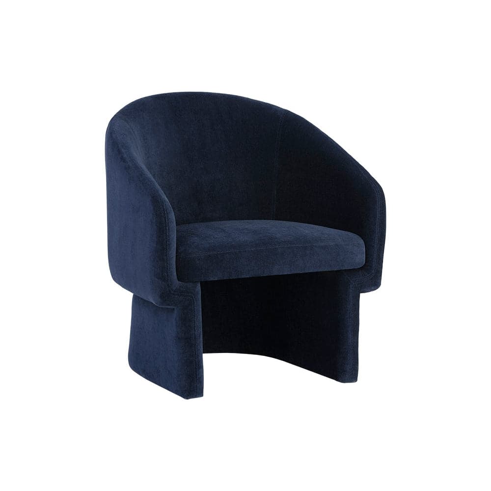 Lauryn Lounge Chair-Sunpan-SUNPAN-105964-Lounge ChairsDanny Navy-5-France and Son