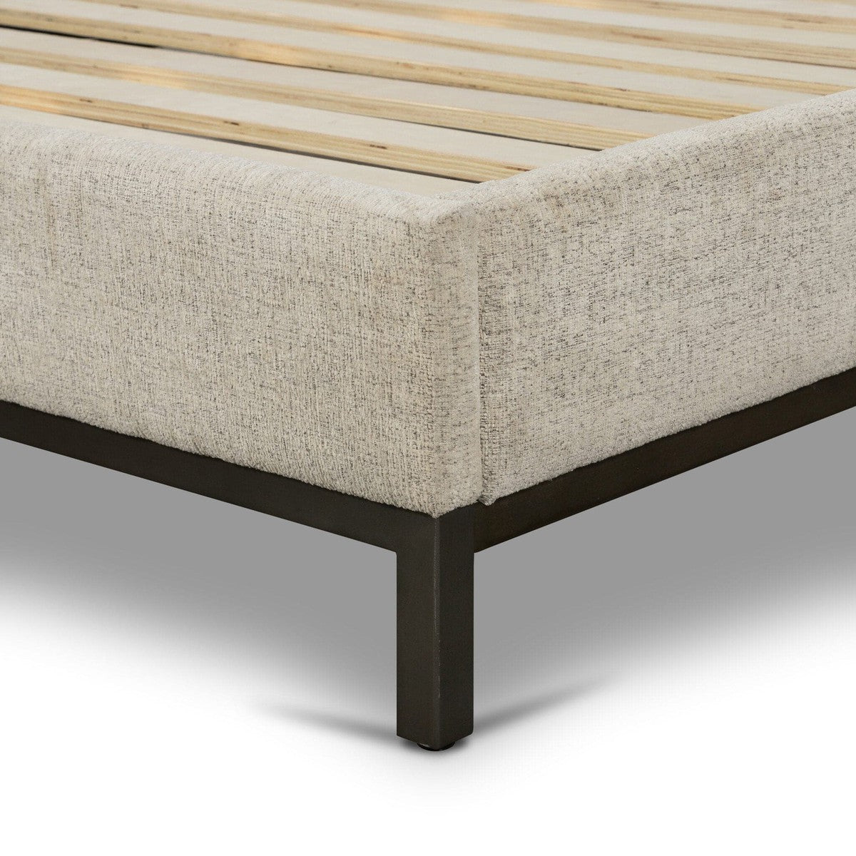 Newhall Bed - Plushtone Linen - Queen