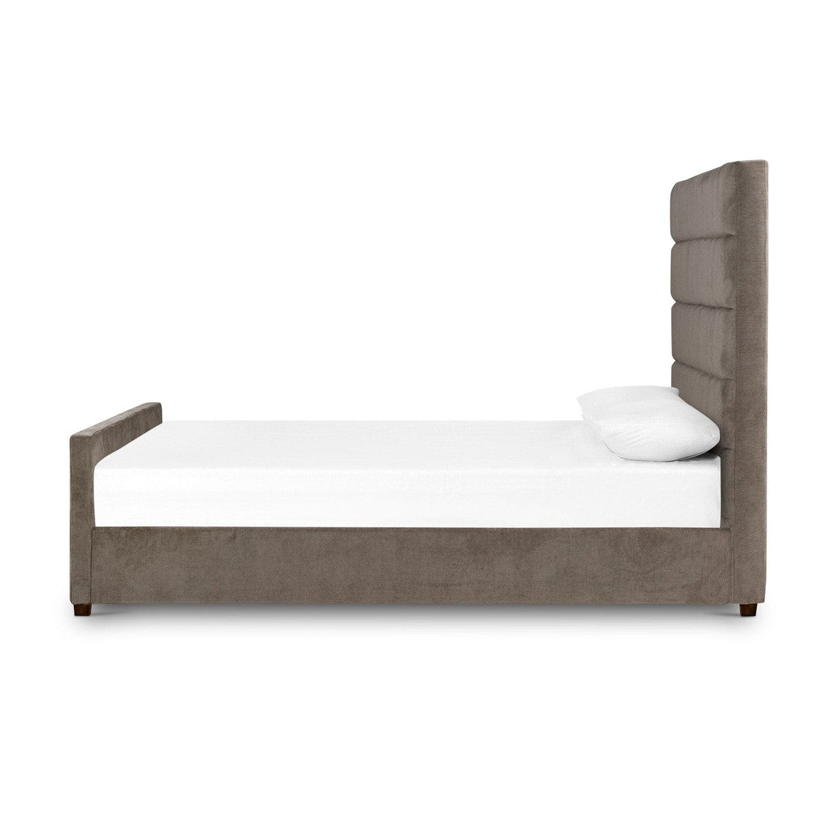 Daphne Bed - Sage Worn Velvet - Queen