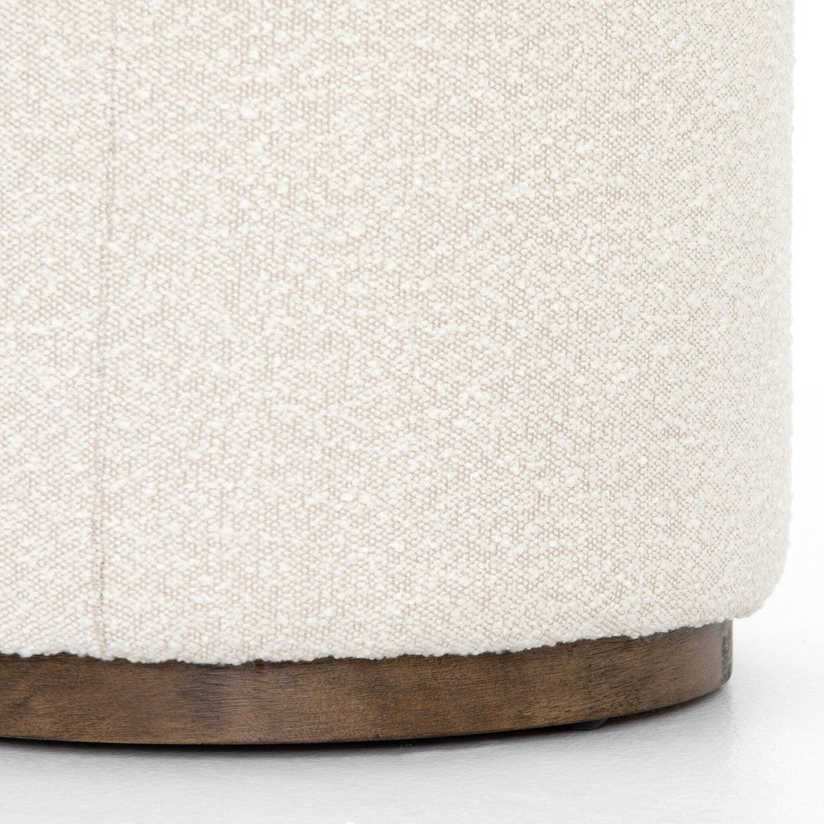 Sinclair Round Ottoman - Knoll Natural