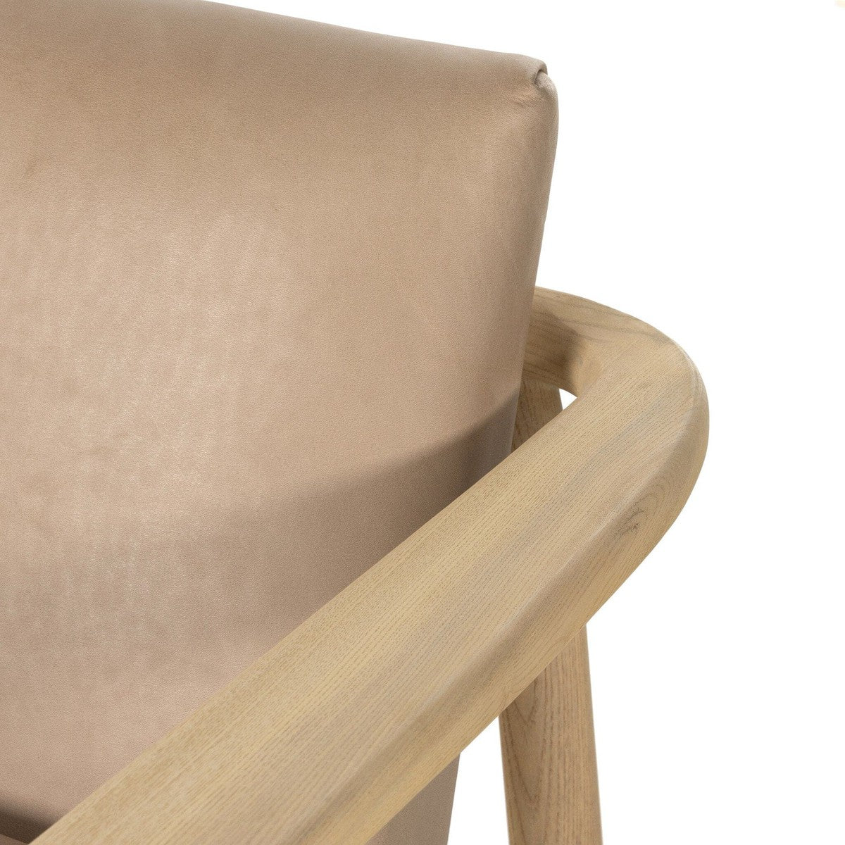 Arnett Chair - Harness Burlap