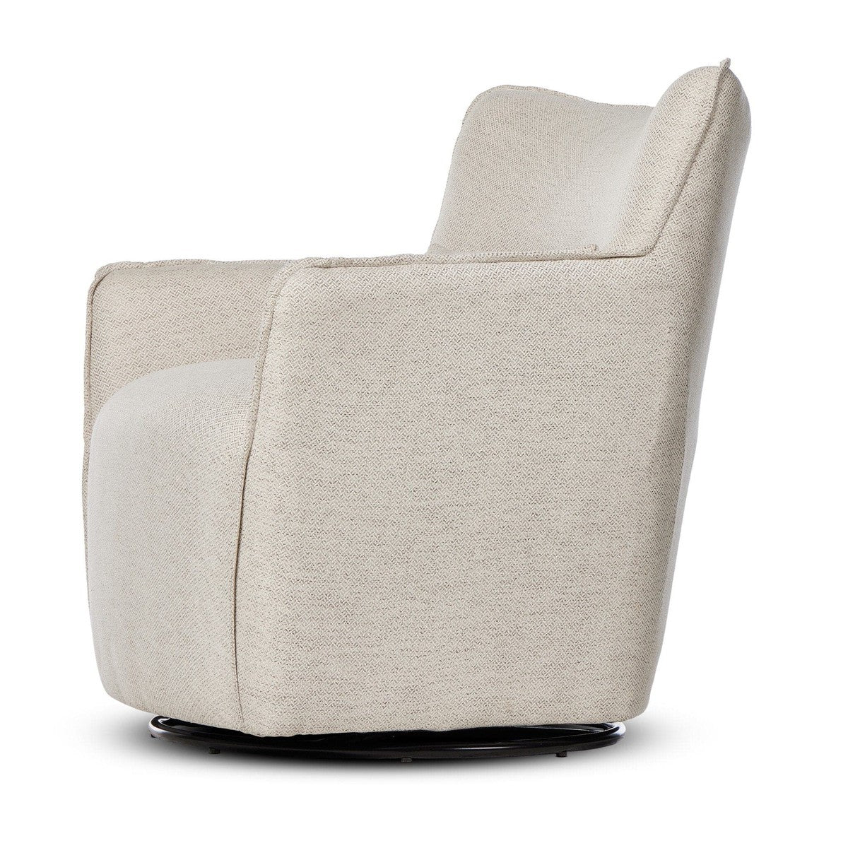 Kimble Swivel Chair - Noble Platinum