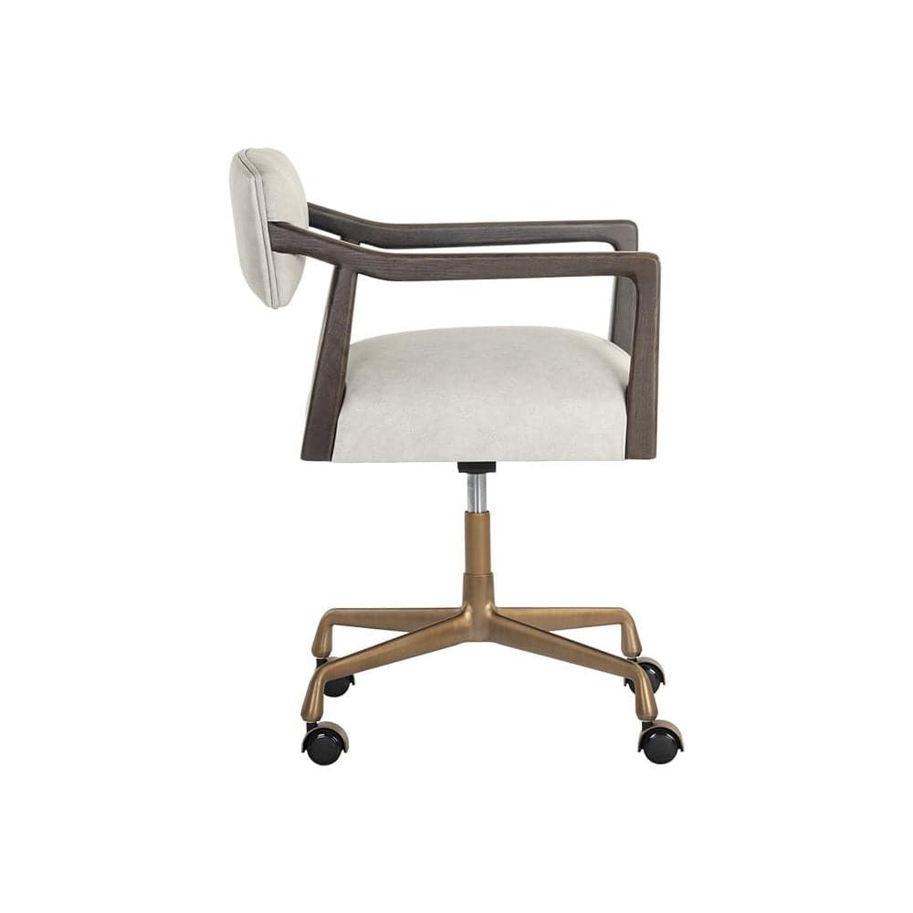 Keagan Office Chair-Sunpan-SUNPAN-106087-Task ChairsShalimar Tobacco Leather-14-France and Son