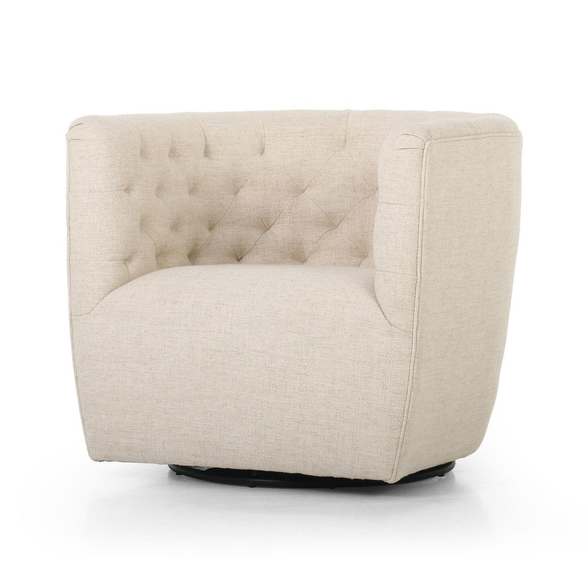 Hanover Swivel Chair - Thames Cream