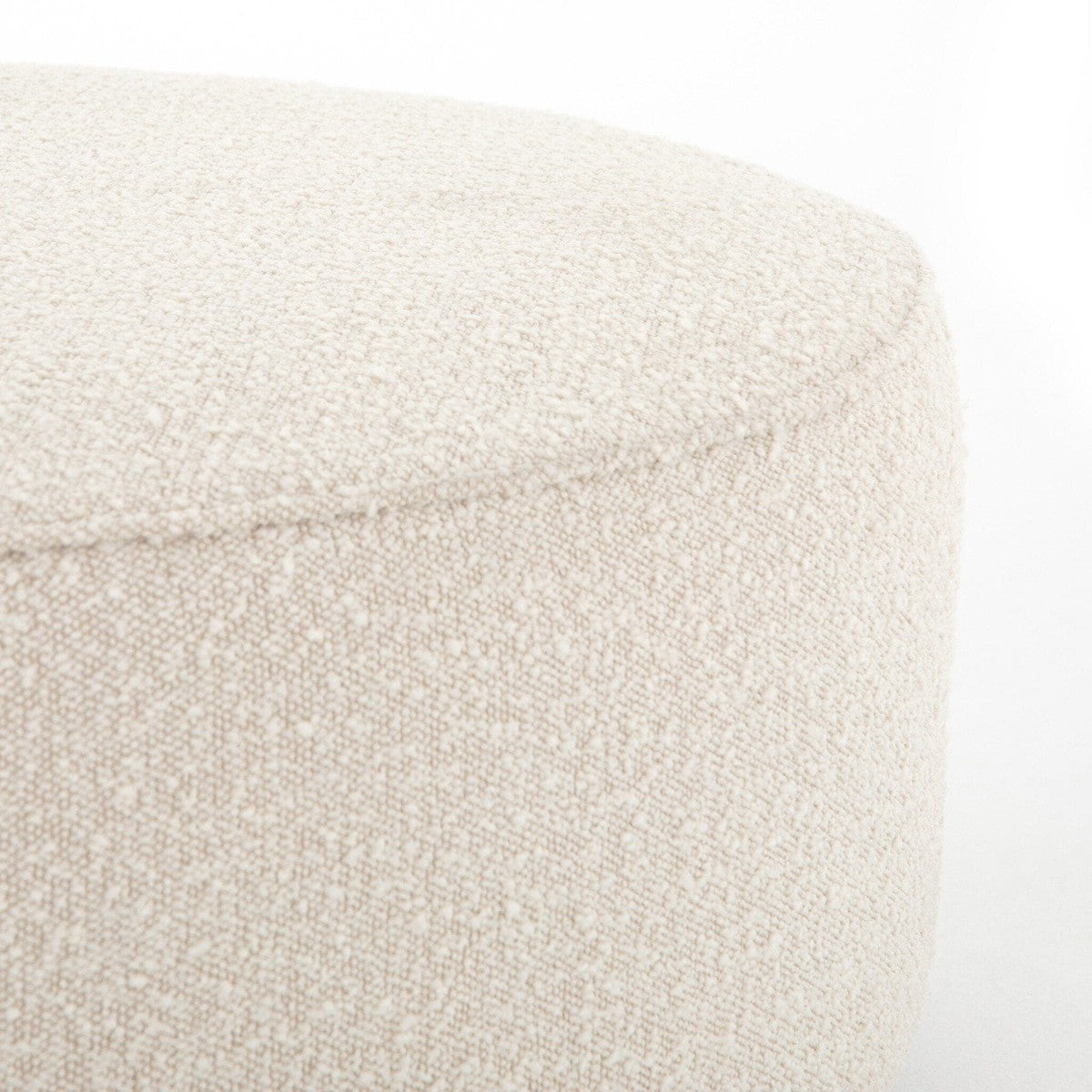 Sinclair Large Round Ottoman - Knoll Natural