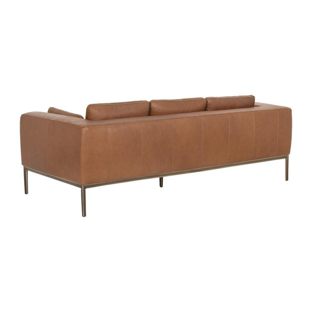 Burr Sofa-Sunpan-SUNPAN-106139-Sofasbehike saddle-6-France and Son