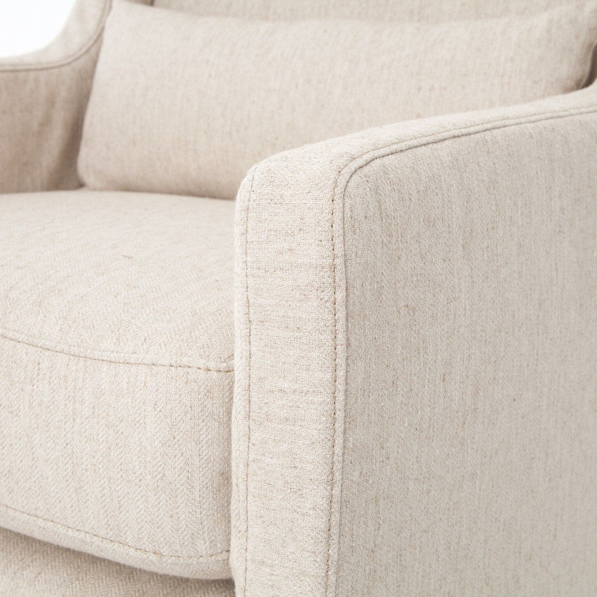 Swivel Wing Chair - Jette Linen